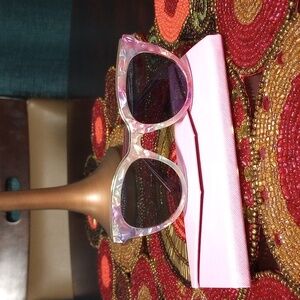 New Pink Sunglasses with Case